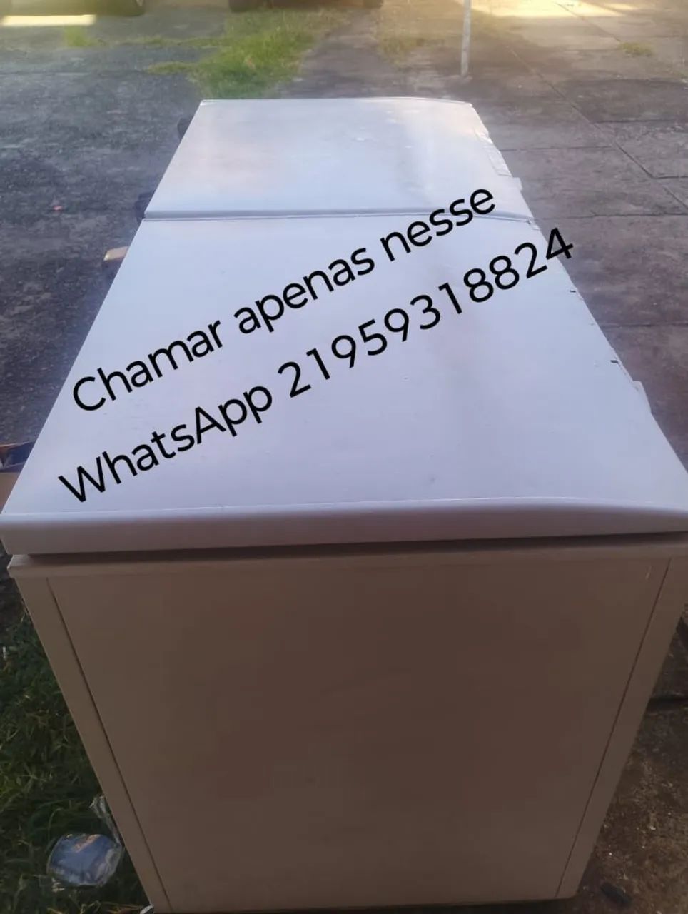 Freezer ENTREGO dupla função gela e congela 513 litros 110v usado  - Foto 3