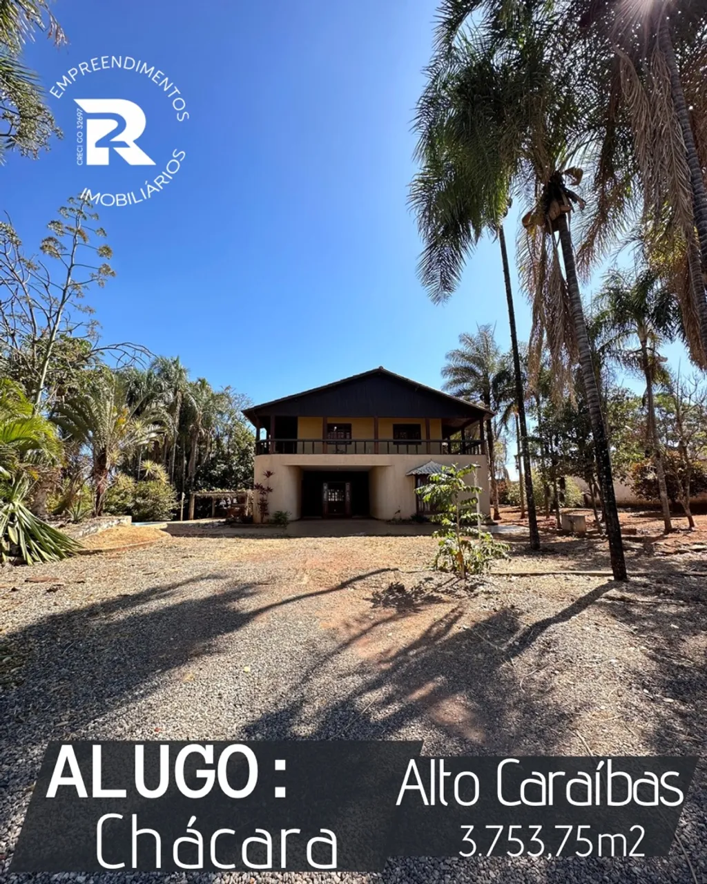 Aluguel Residencial de Chácara no Alto das Caraíbas. Luziânia/GO COD.340