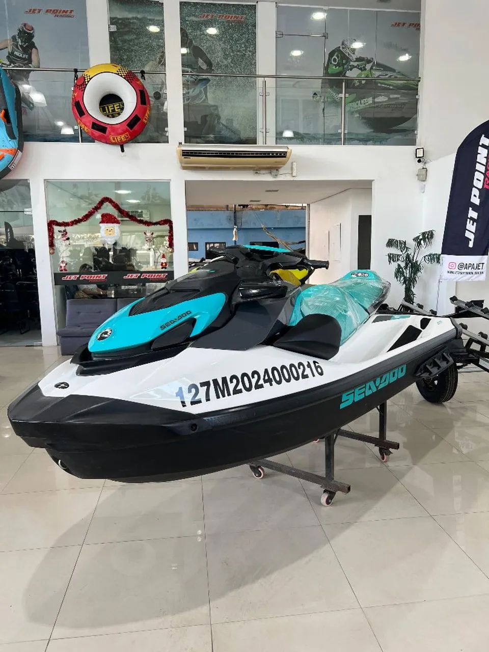 JET SKI SEA DOO GTi 130 2023, De Água Doce, Com Som, Muito Novo, Troco, Parcelamos 36x - Foto 8