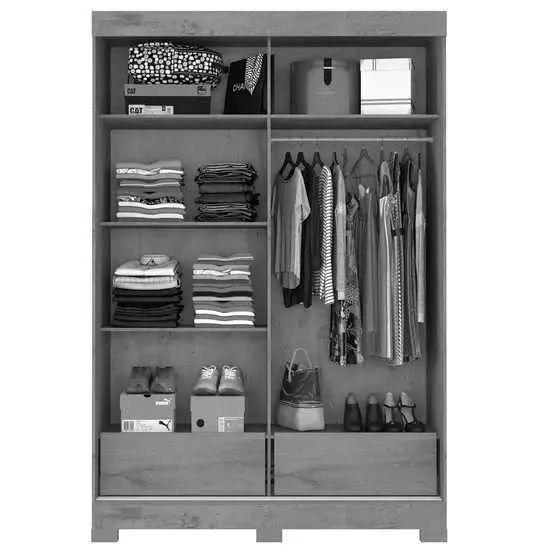 Guarda Roupa 2 Portas 2 Gavetas Novo varios modelos - Foto 2