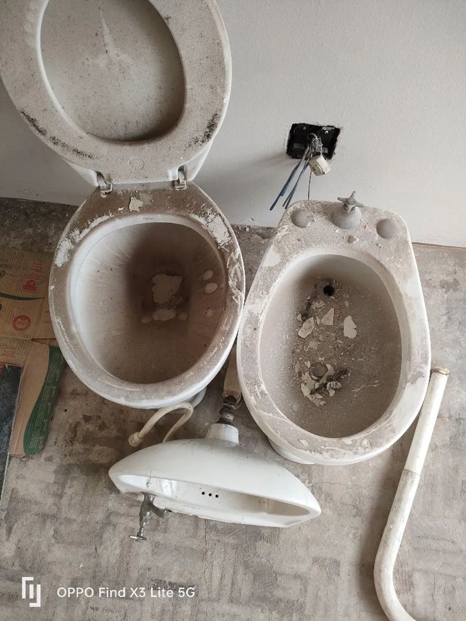 Kit banheiro vaso lavabo e bidê 