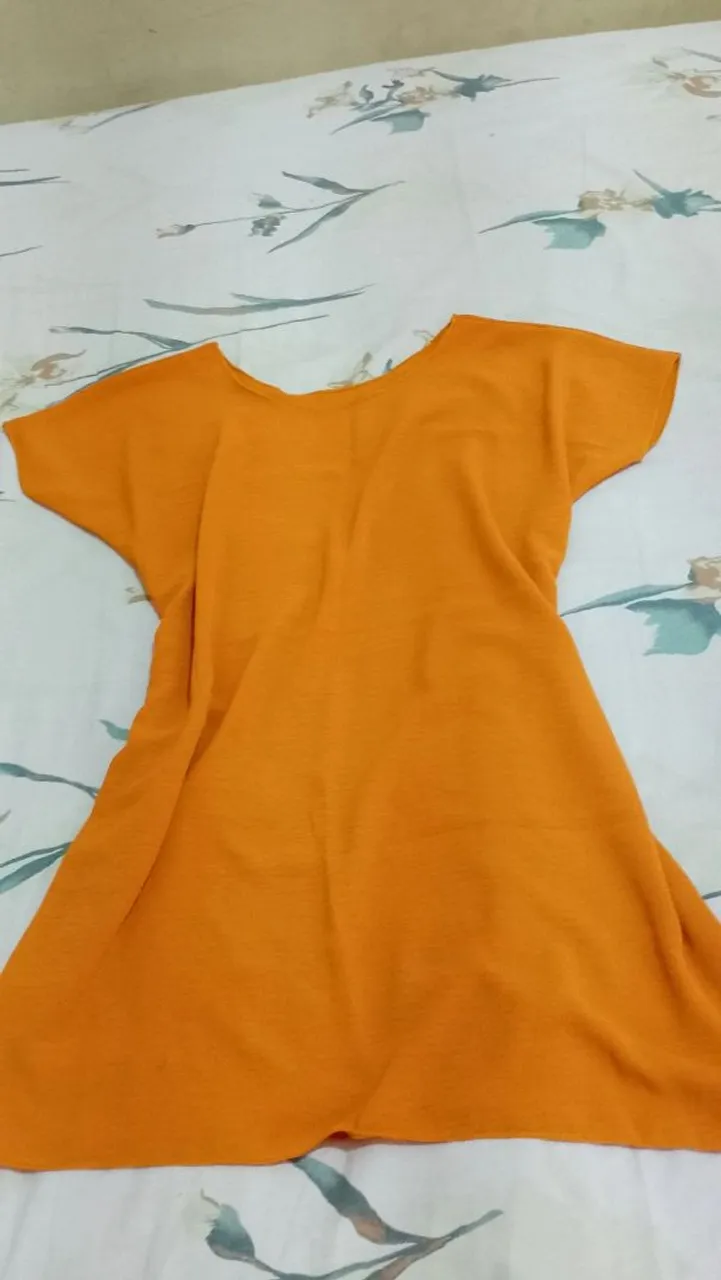 Vestido Laranja Soltinho - Conforto e Estilo!