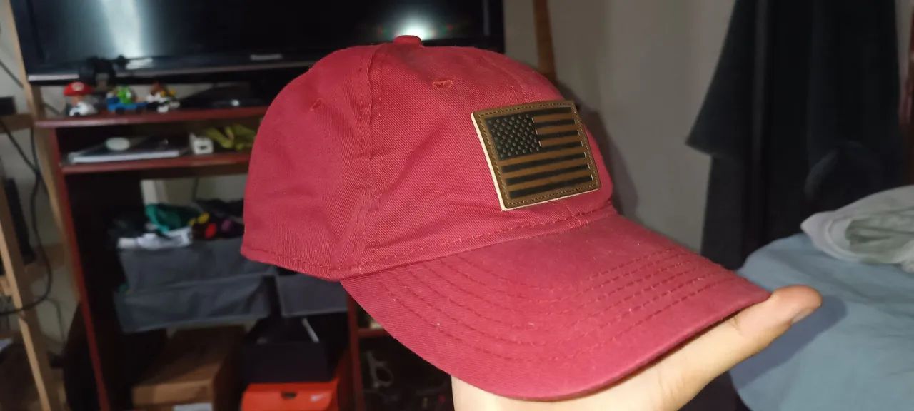boné estados unidos eua usa bordô borgonha