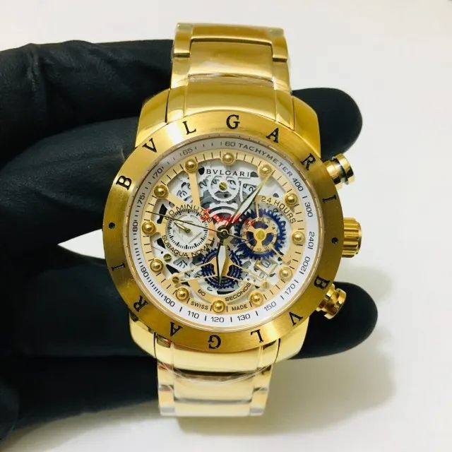 Mega Promoção Relogio Bvgari Movimento Automatico