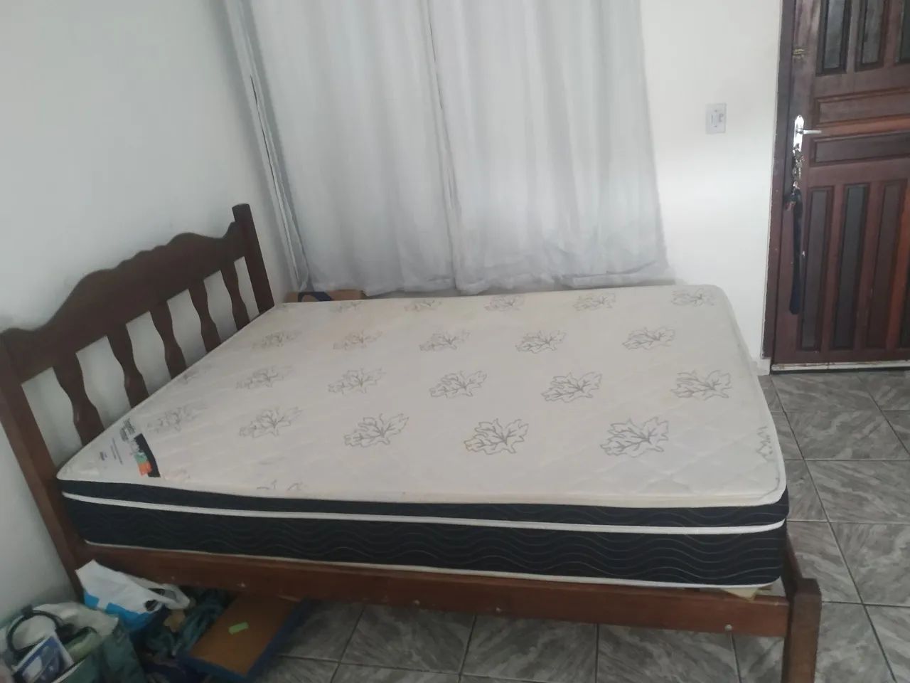 Cama Box de Casal em Madeira Maciça - Foto 2