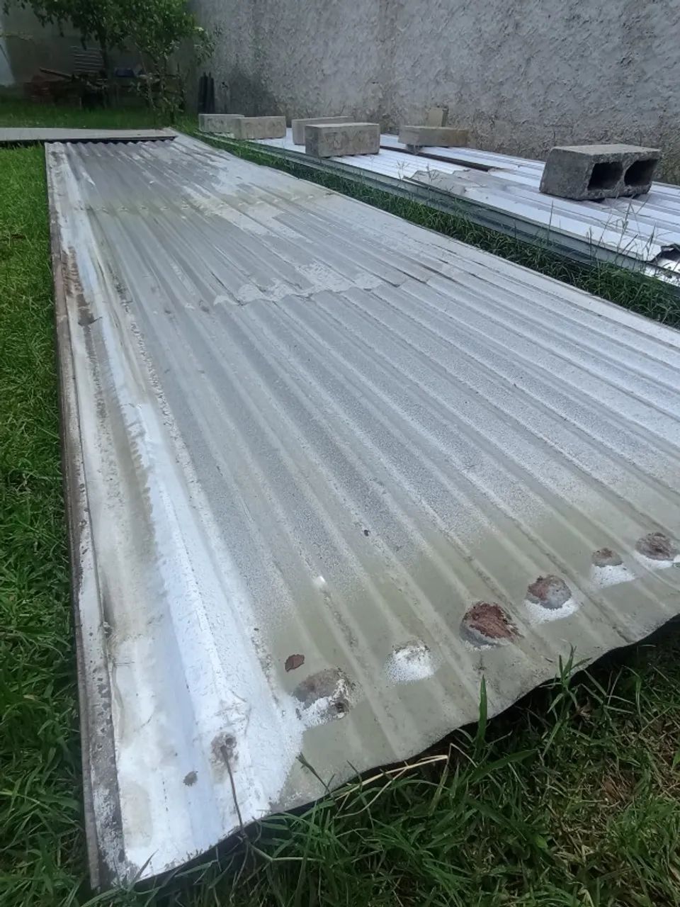 [Preço por metro] Telhas de Zinco para Telhado ou Tapume| 6 X 1,10 ...
