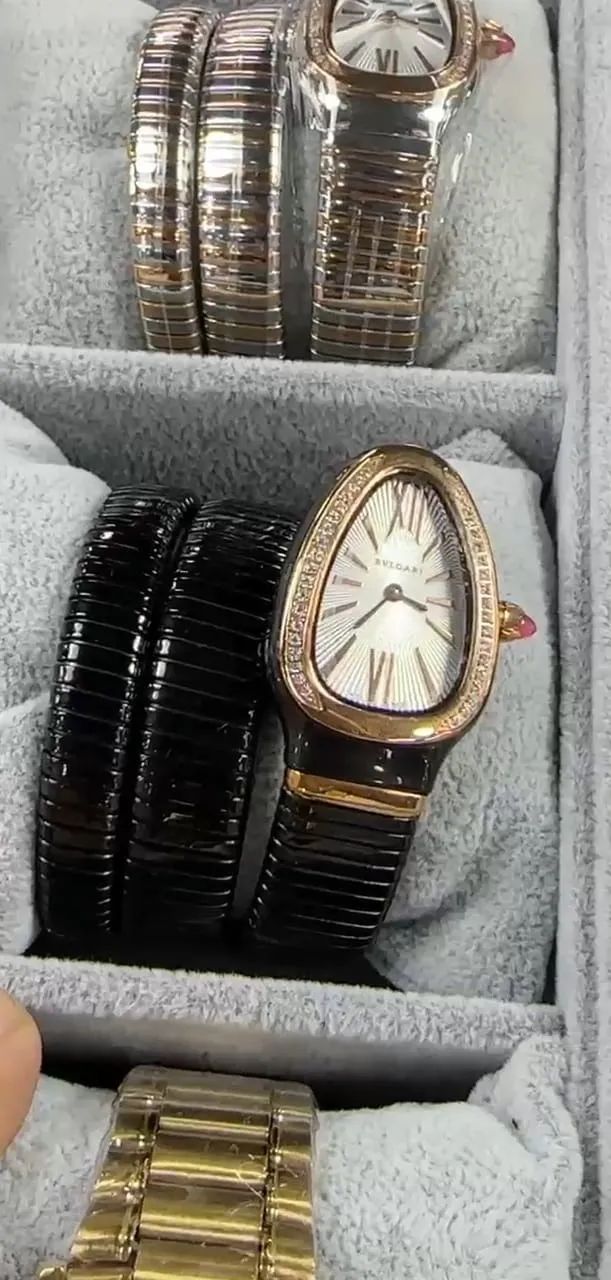 Relogio serpenti black bvlgari 2 voltas - Foto 5