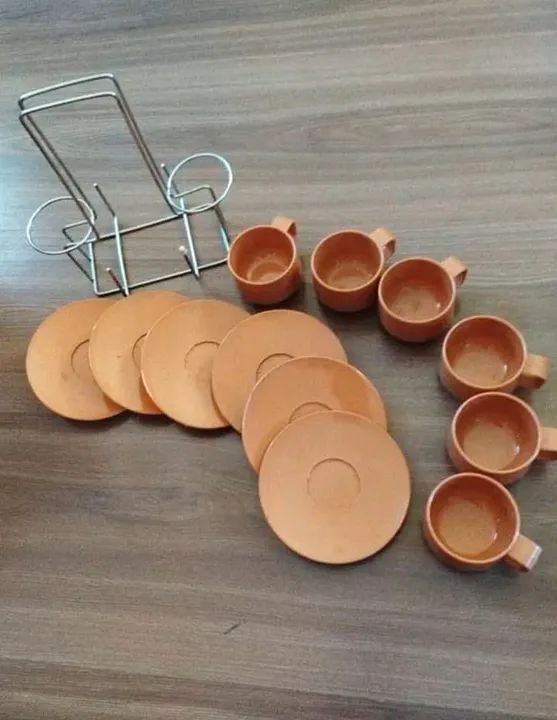 Conjunto de xícaras vintage 