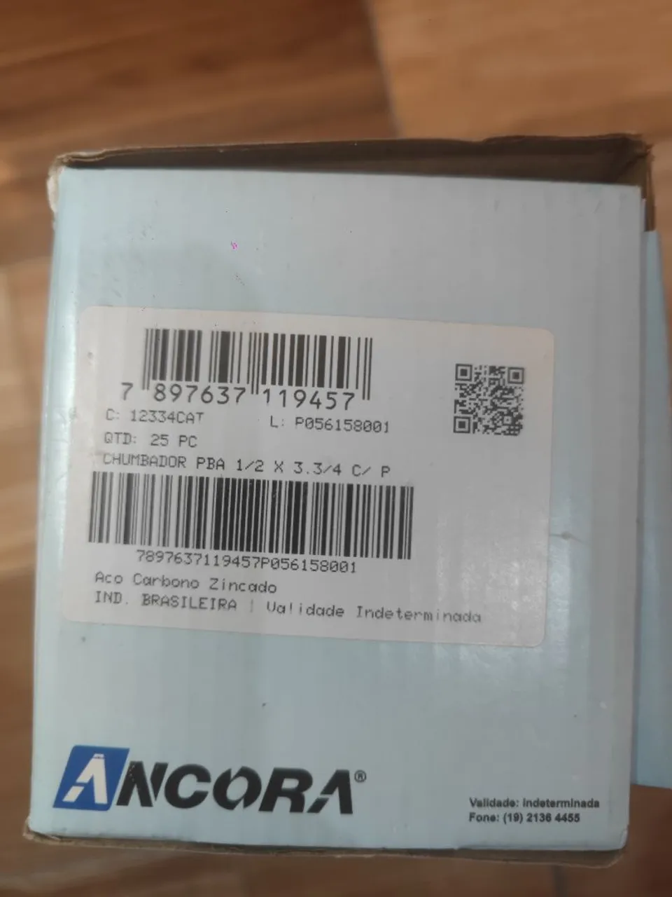 Chumbador PBA 1/2 x 3.3/4 C/ P - Ancora