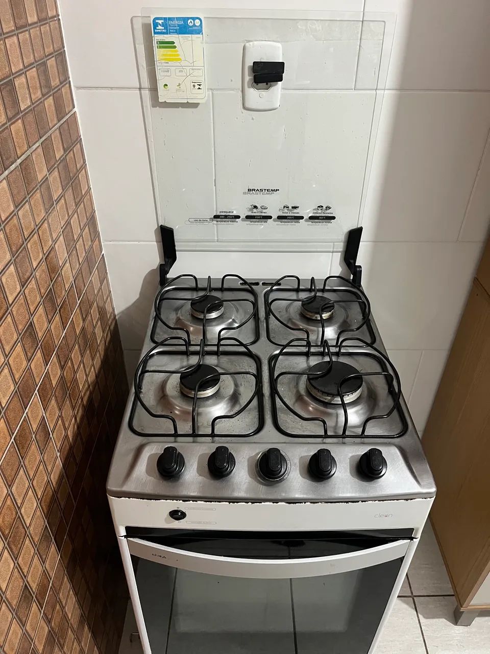 Fogão Brastemp Clean 4 Bocas - Foto 4