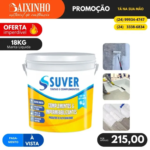 Manta Liquida 18KG Suver