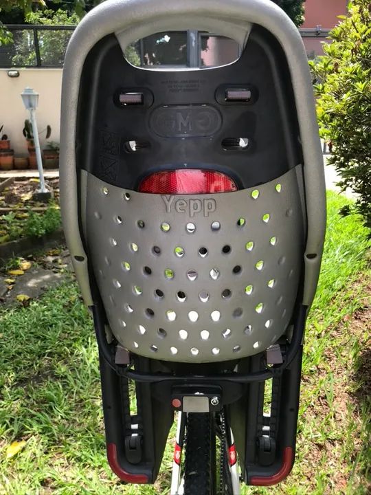 Cadeirinha Traseira P/ Bike Thule Yepp Maxi Cinza - Foto 6