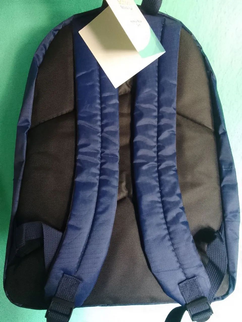 Mochila Azul com Estampas - Foto 2
