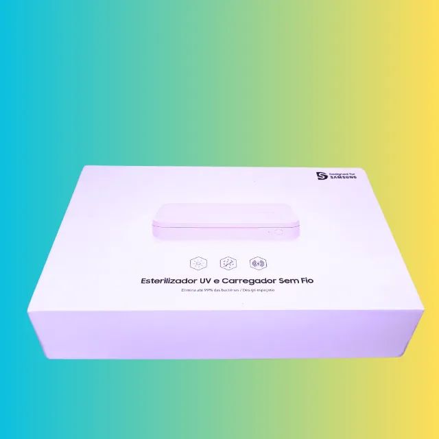 Esterilizador UV e Carregador Sem Fio Samsung - Original - Foto 3