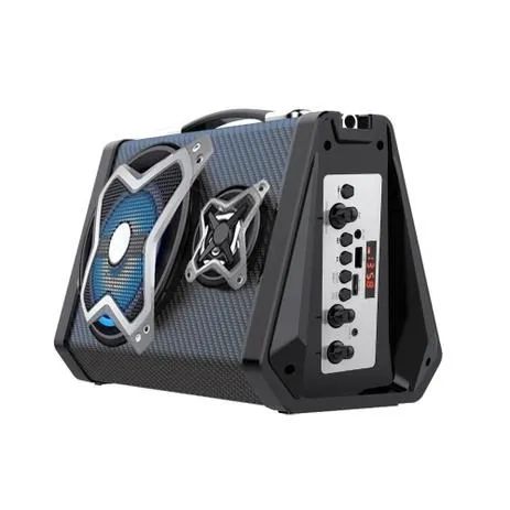  Caixa De Som Bluetooth Multilaser SP314 120W RMS BT/AUX/USB/MICRO SD/FM - WZetta - Foto 3