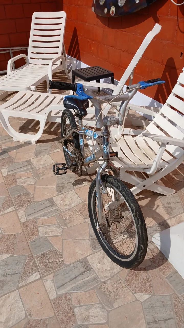 Aro 20 Bicicleta De Salto Cromada Bicicleta Cross Aro 20 Cromada Ciclismo  Jardim Das Nações