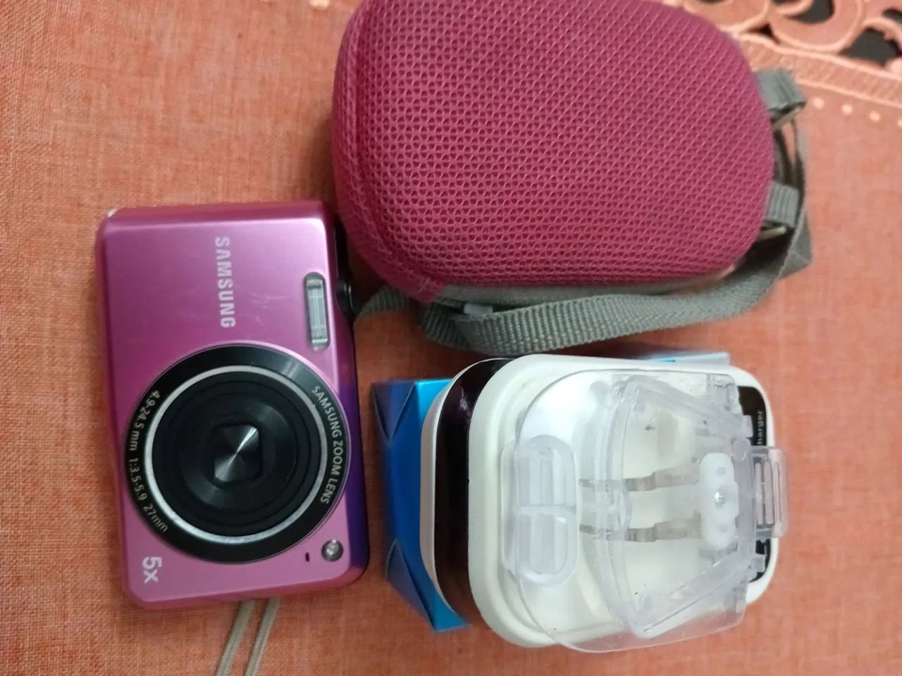 Câmera Digital Samsung rosa ES68 com 12.2  - Foto 4