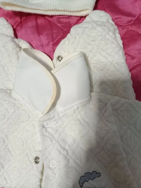 Macacão para Bebê com Touca  - Foto 3