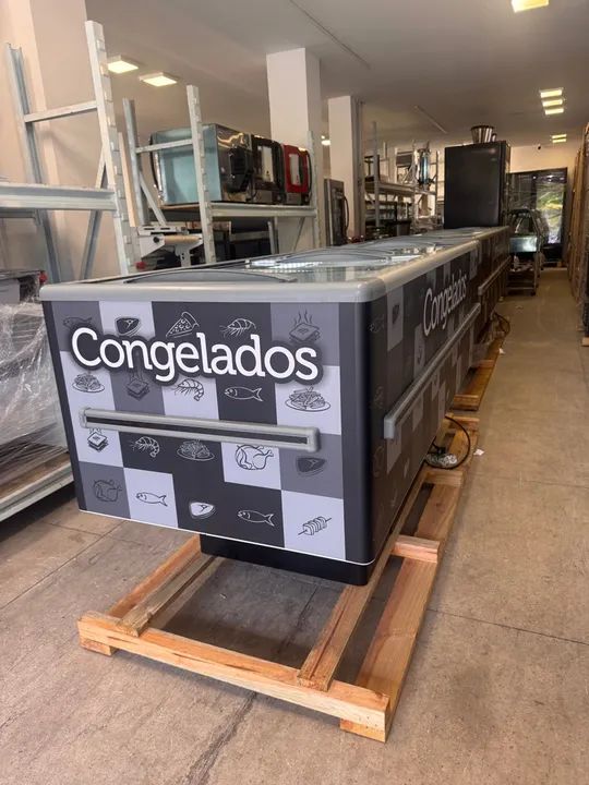 Ilha /freezer para congelados ou resfriado 2,00m Fricon-supermercado/padaria - Foto 2