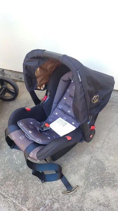 Carrinho de Bebê com bebê conforto Cosco Travel System - Ótimo estado! - Foto 2
