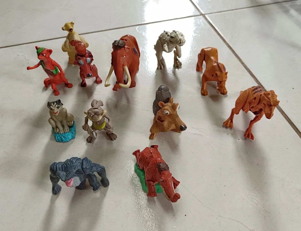 Bonecos Era do gelo - MC Donald's 2010 - Raros!