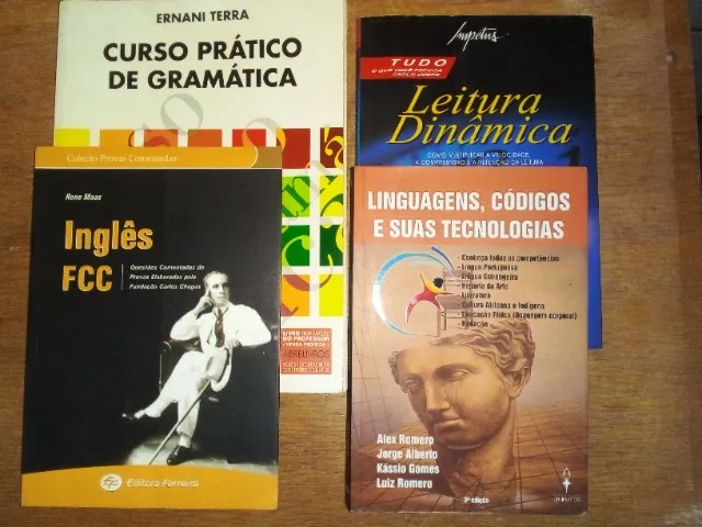 Curso Prático de Gramática - Ernani Terra e outros títulos