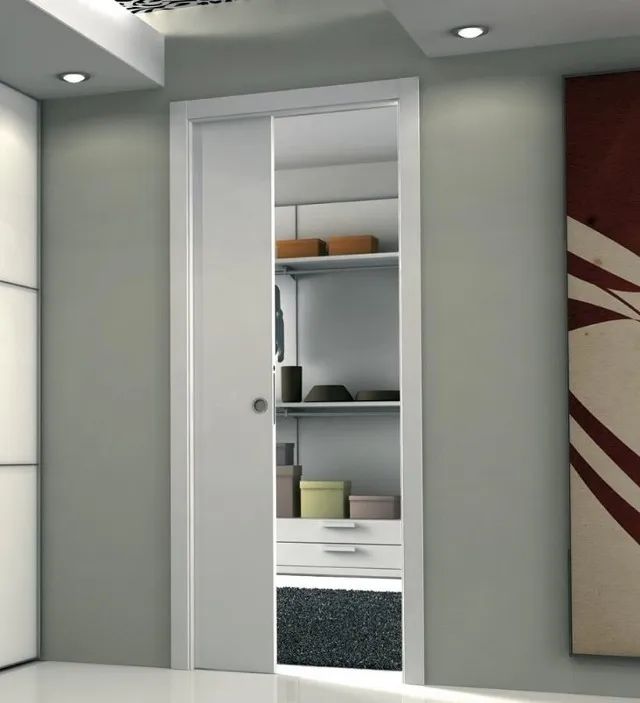 Sistema de Porta Embutida de correr para Drywall e Alvenaria  ECLISSE - Foto 2