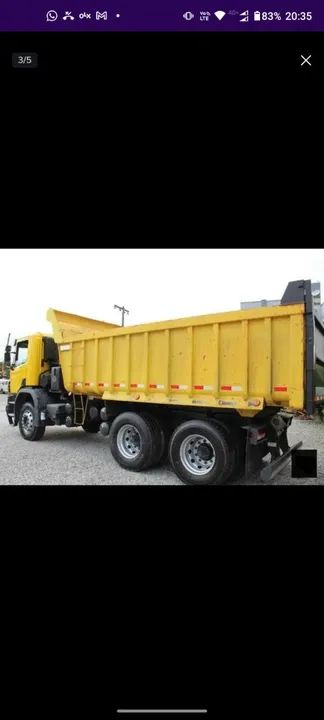 Caminhão Caçamba Scania P310 ano 2015 (transferência de dívida/ - Foto 4