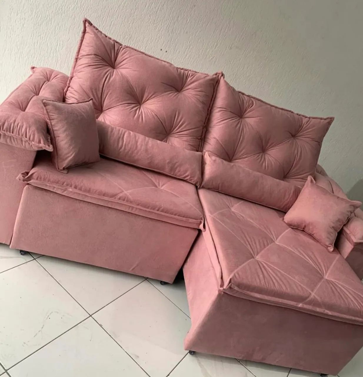 Sofá retrátil reclinável por apenas $1599 Pix  - Foto 4