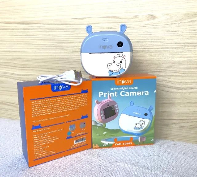 Câmera Infantil com Impressão Instantânea (Azul) - Foto 5