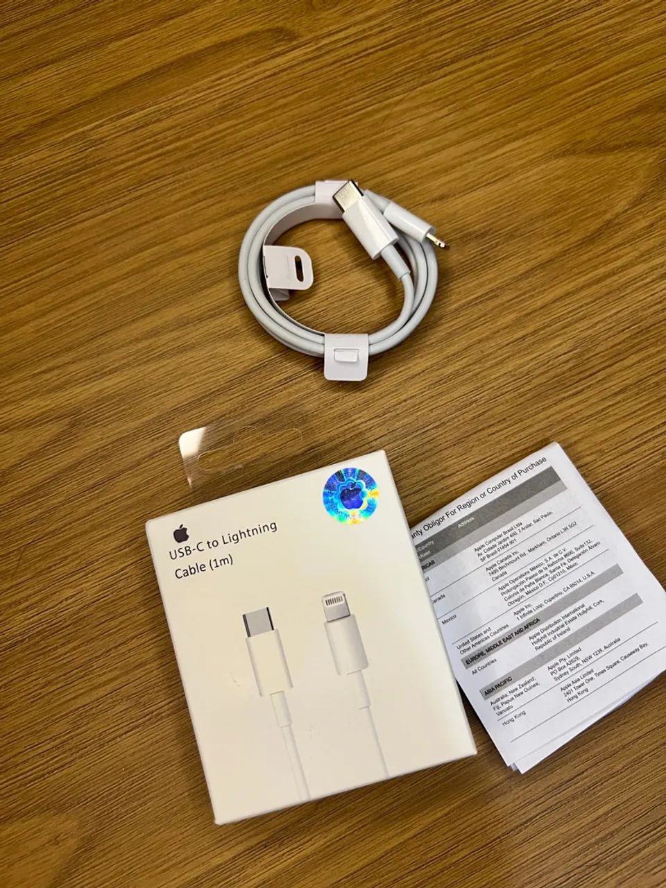 Cabo iPhone USB-C para Lightning Apple (1m) - Foto 6