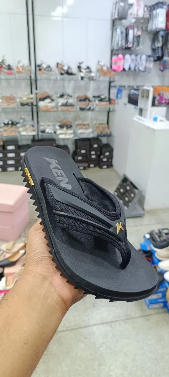 Chinelo Ken Masculino Preto do 37 ao 44 