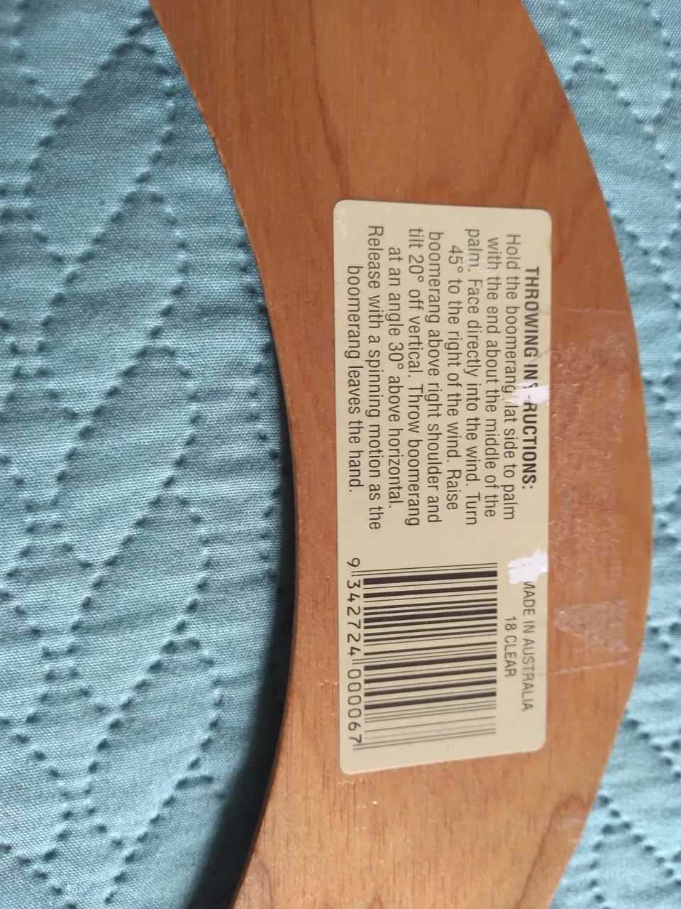 Boomerang Australiano comprado em Sydney - Foto 2