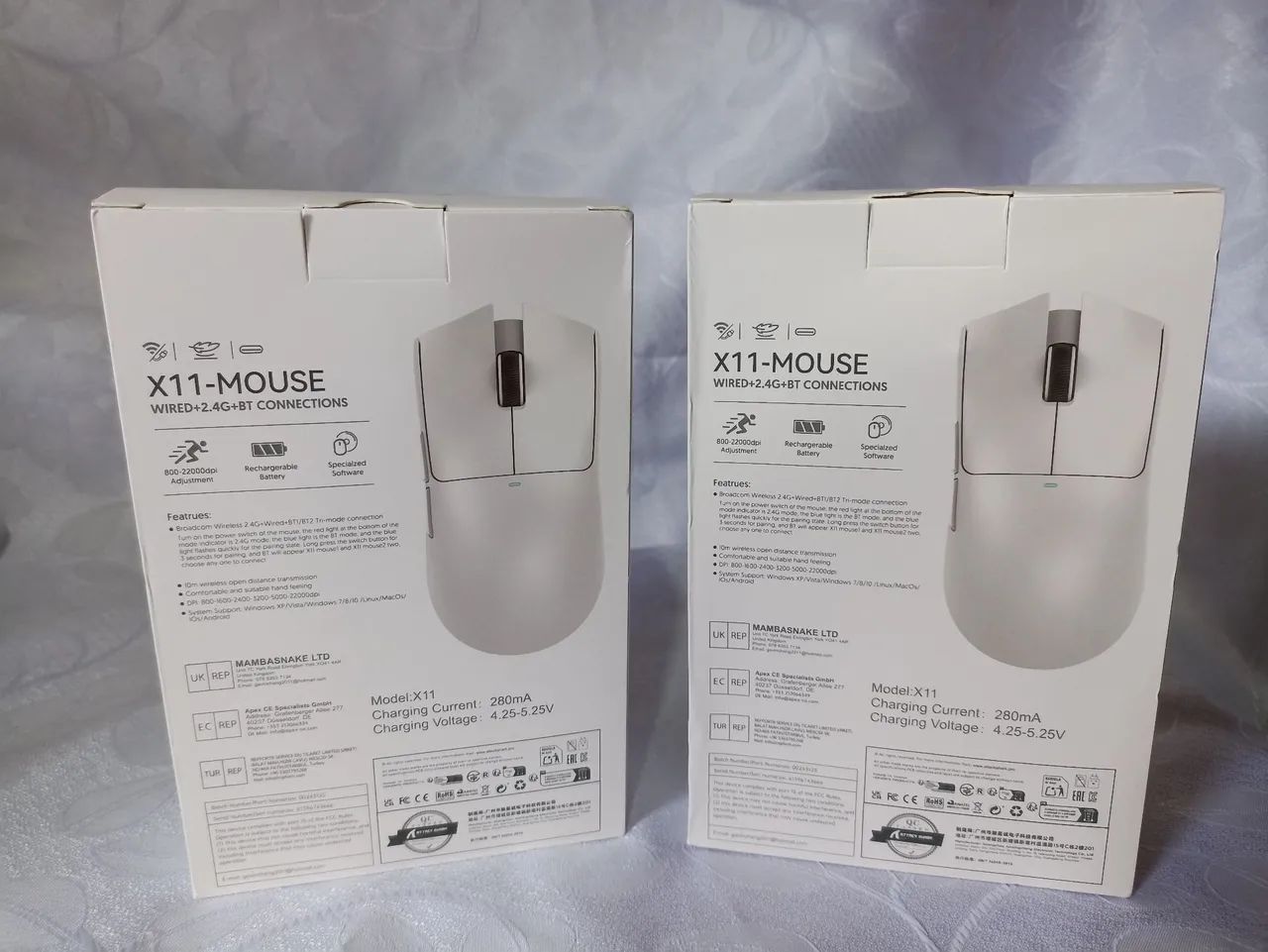 MOUSE ATTACK SHARK X11 COM DOCK NOVO64302947972866121