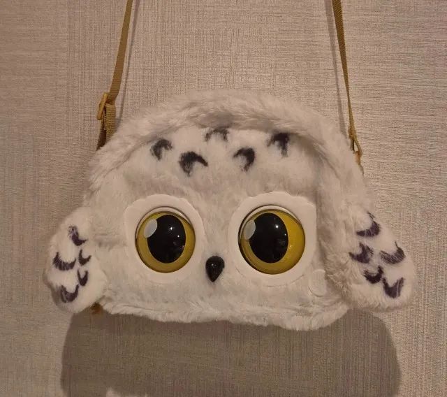 Bolsa interativa coruja Harry Potter IMPORTADA