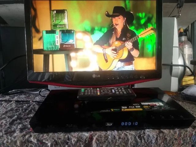 Dvd Player Sony BLU-RAY 3d S4100 (Usado funcionando perfeitamente. Com Controle Remoto 