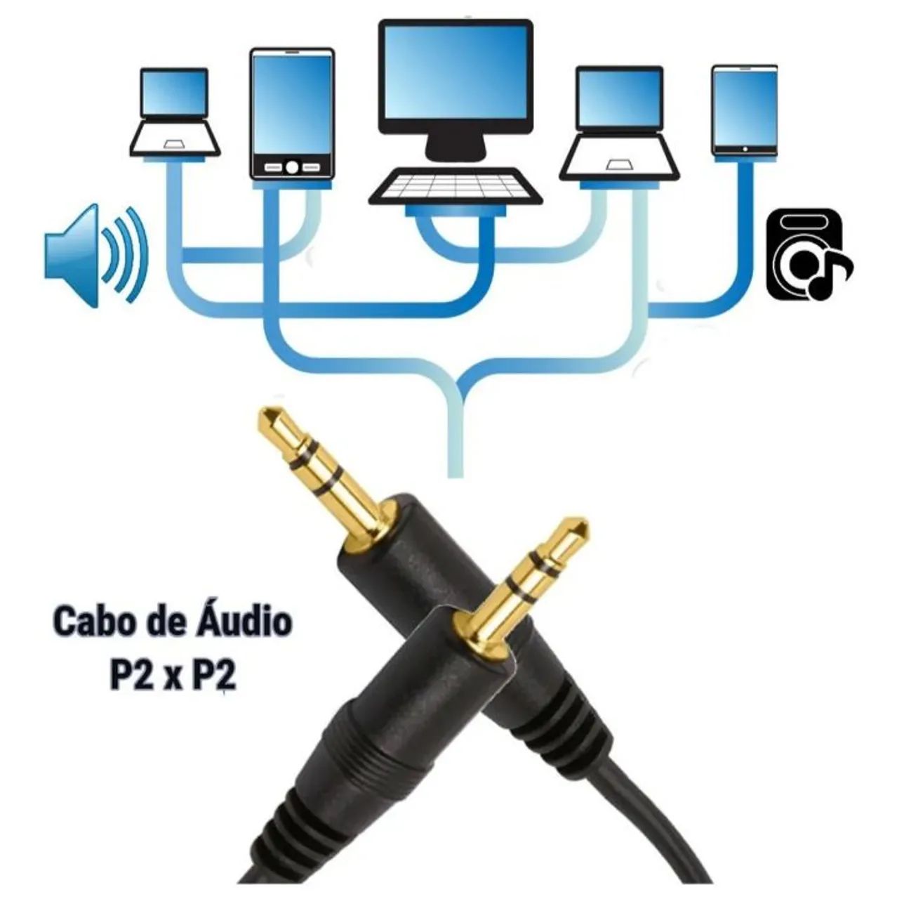 Cabo P2 X P2 1.5 metro  - Foto 5