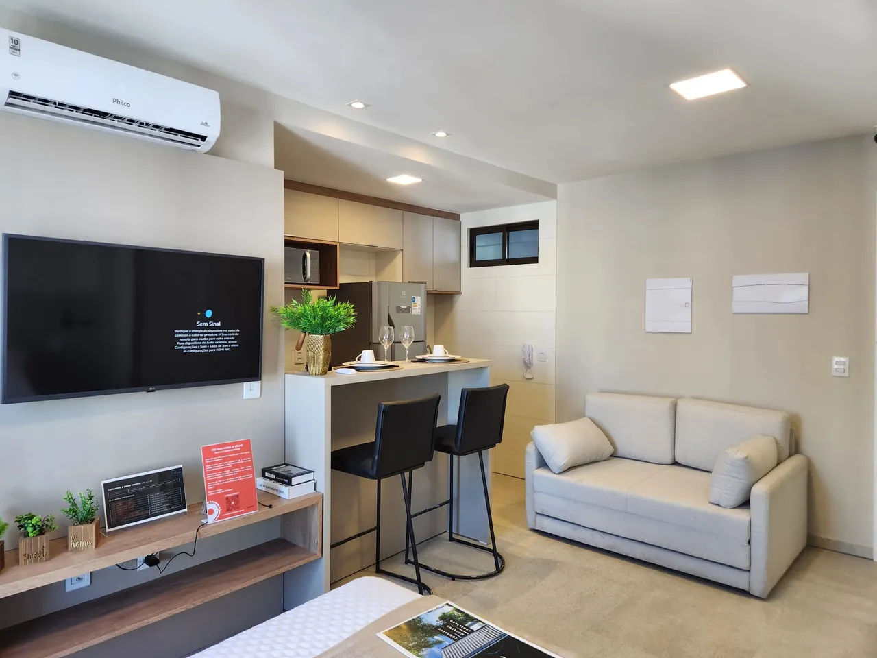 Baixou o preço de Studios Prontos para Morar ou Rentabilizar a 2 Minutos do Shopping Recif