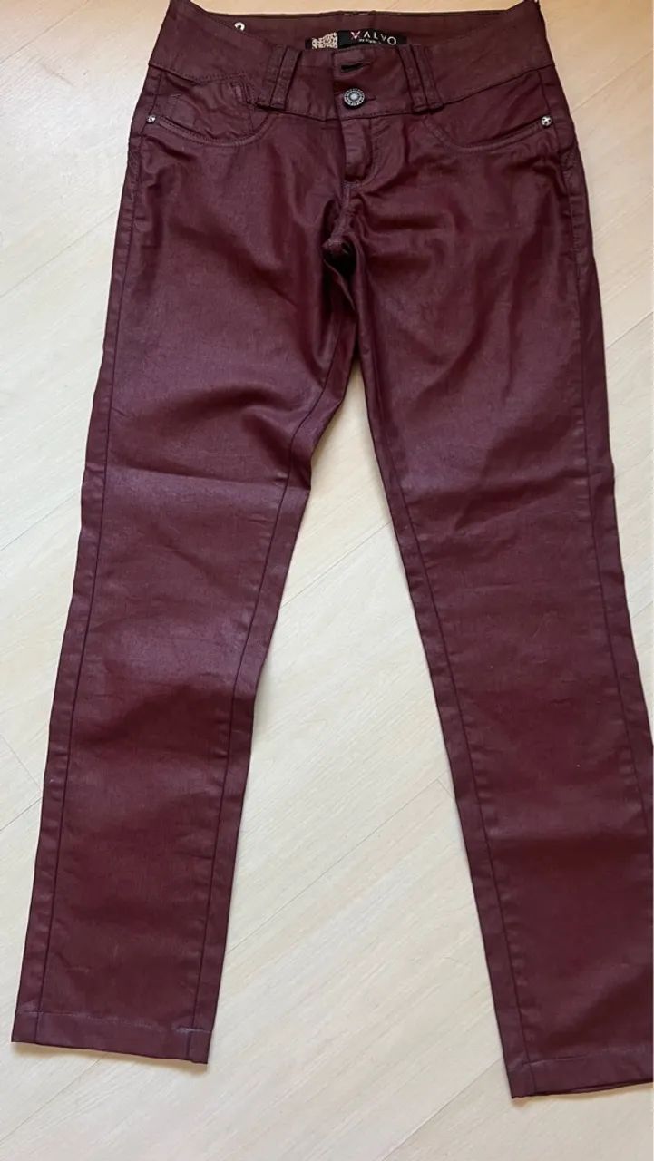 Calça feminina vinho VALVO