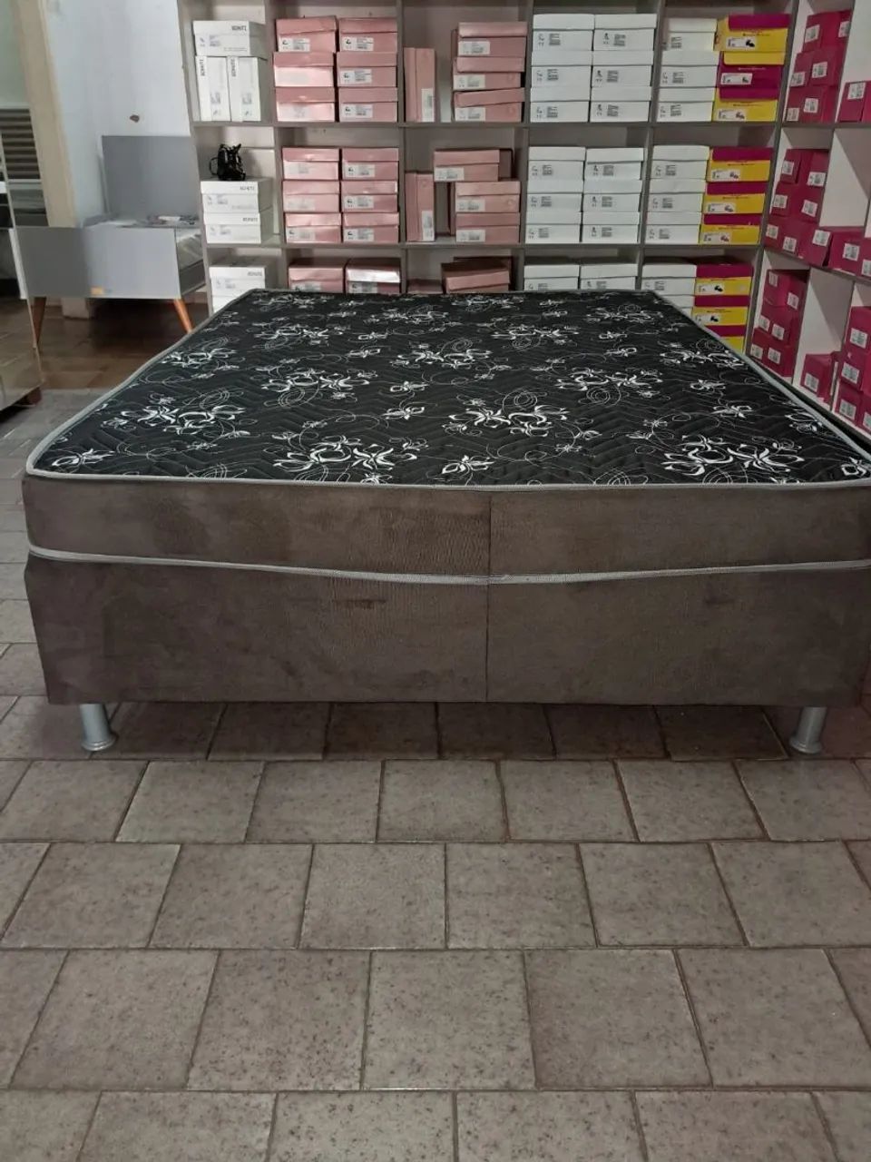 Cama Box Casal com Base + Colchão D-33 - Foto 5