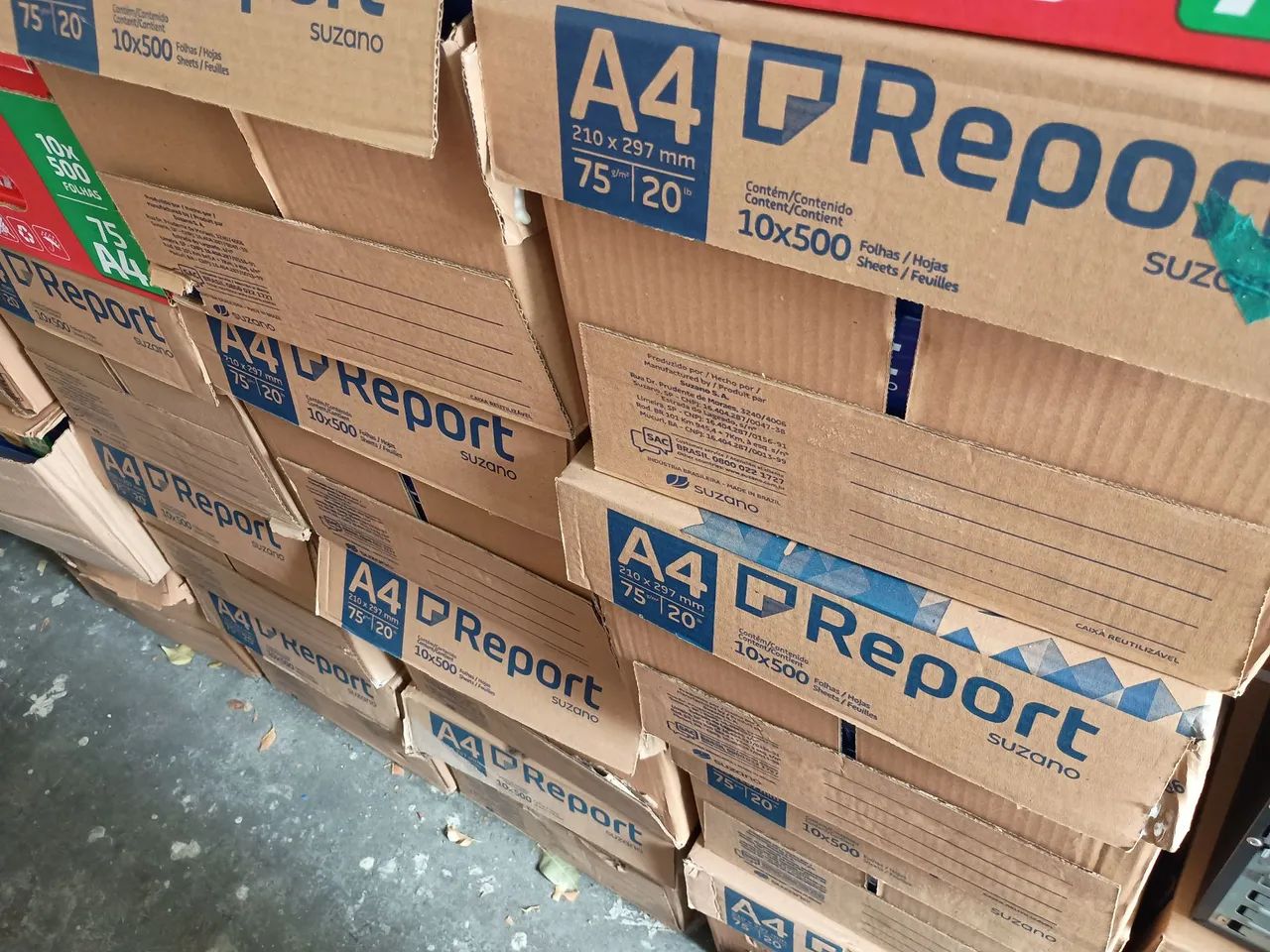 Papel sulfite report com  5000fls