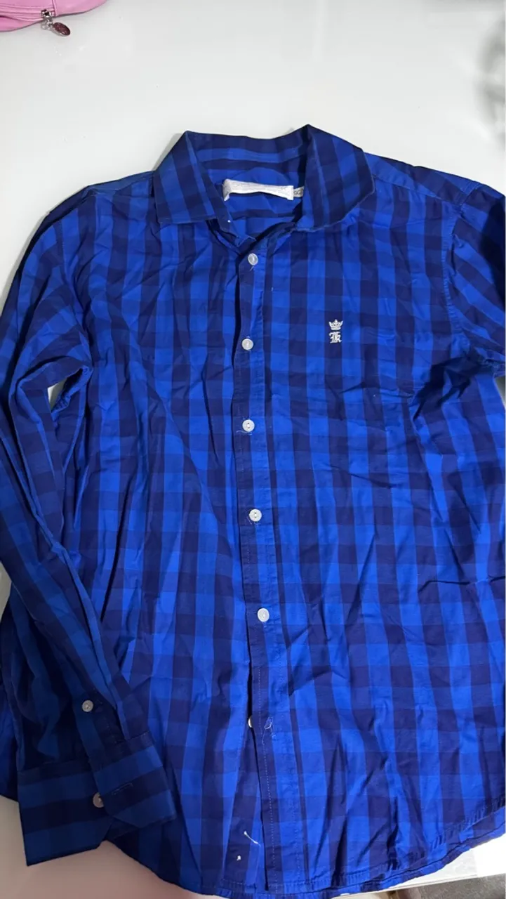 Camiseta Xadrex Azul SergioK