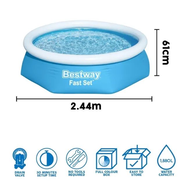Piscina Fast Set Bestway 2300 L - Foto 3