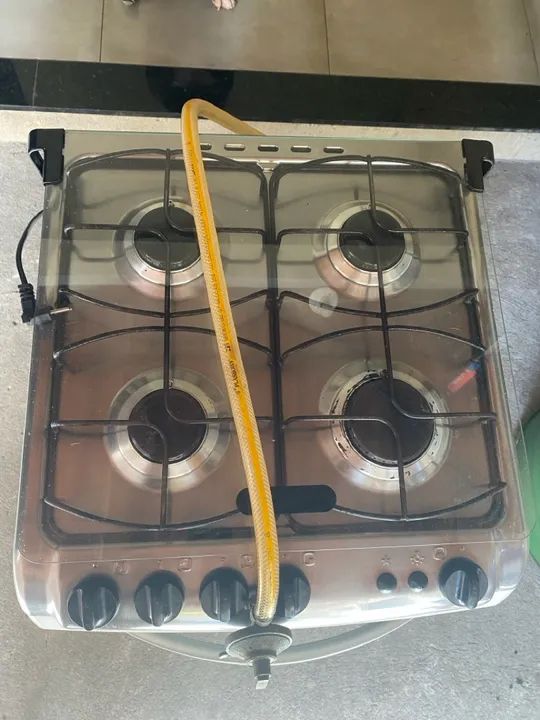 Fogão 4 bocas com depurador de ar  - Foto 4