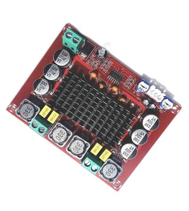 Mini Amplificador Xh-m543 240 Wats Rms Com Fonte E Cabos - Foto 3