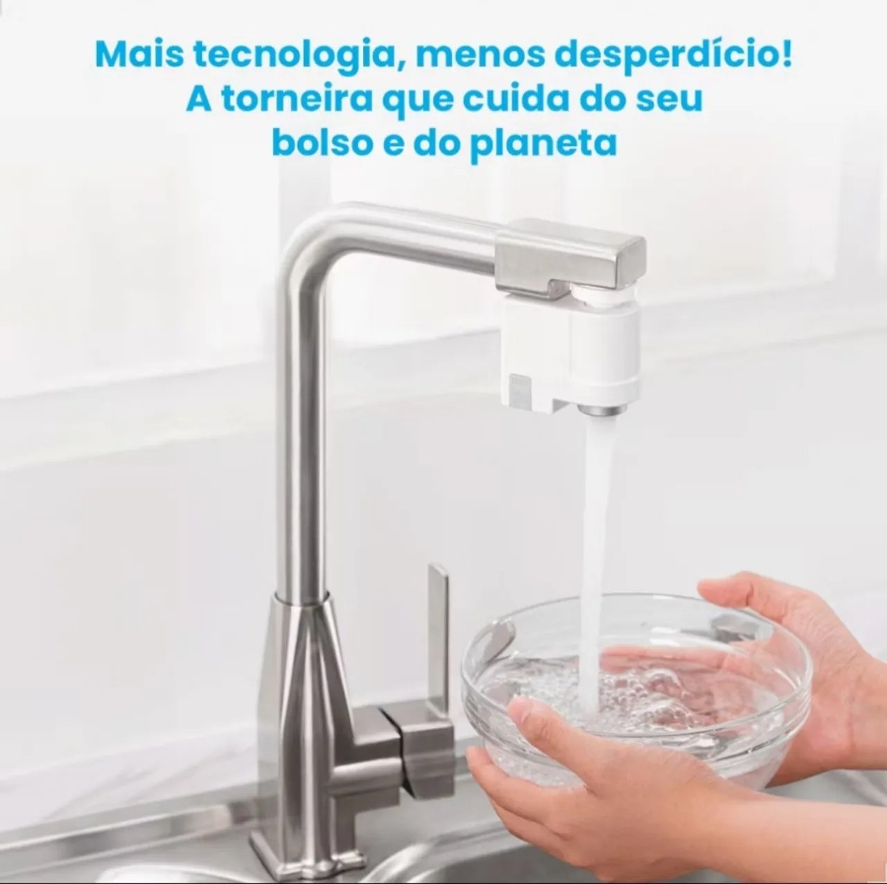 Torneira inteligente - Economize água e dinheiro!