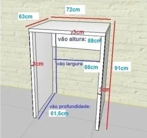 Móvel para máquina de lavar e máquina de lavar louça  - Foto 3
