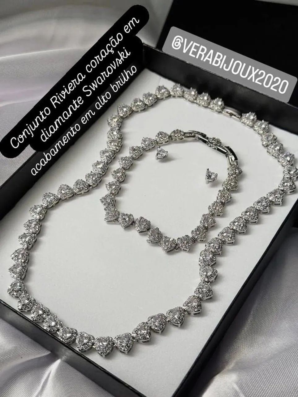 CONJUNTO RIVIERA EM DIAMANTES SWAROVSKI  - Foto 3
