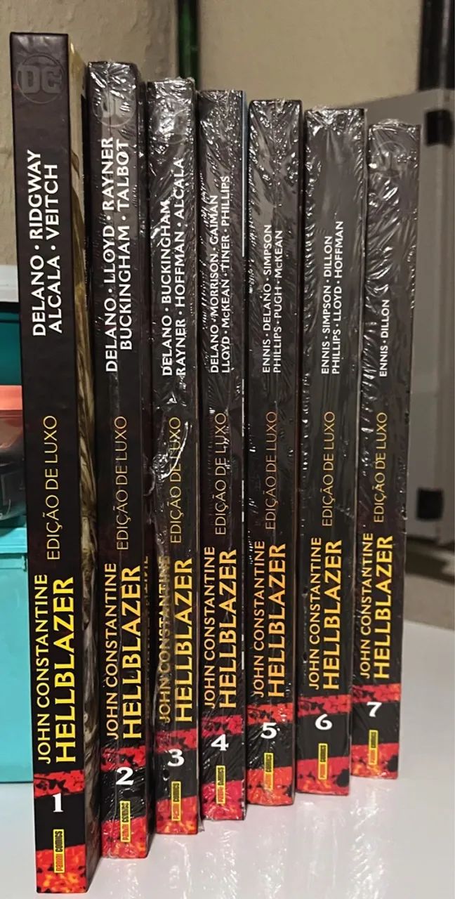 John Constantine Hellblazer edição de luxo 1 ao 7 capa dura lacradas  - Foto 4