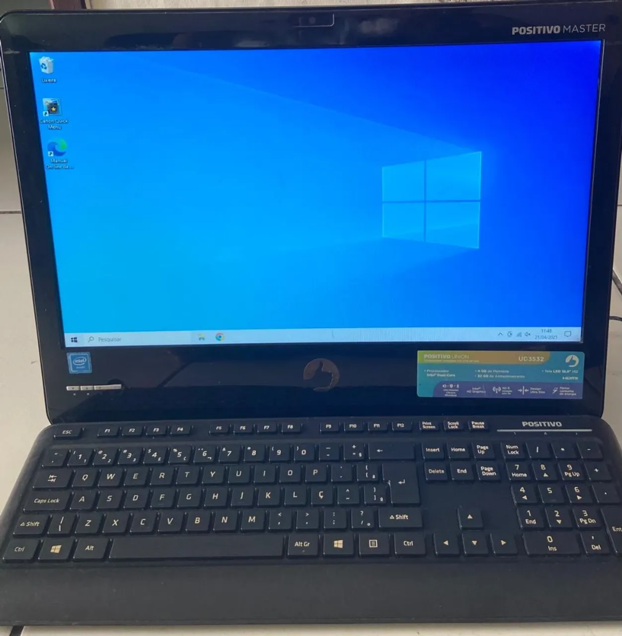 Computador positivo All in one